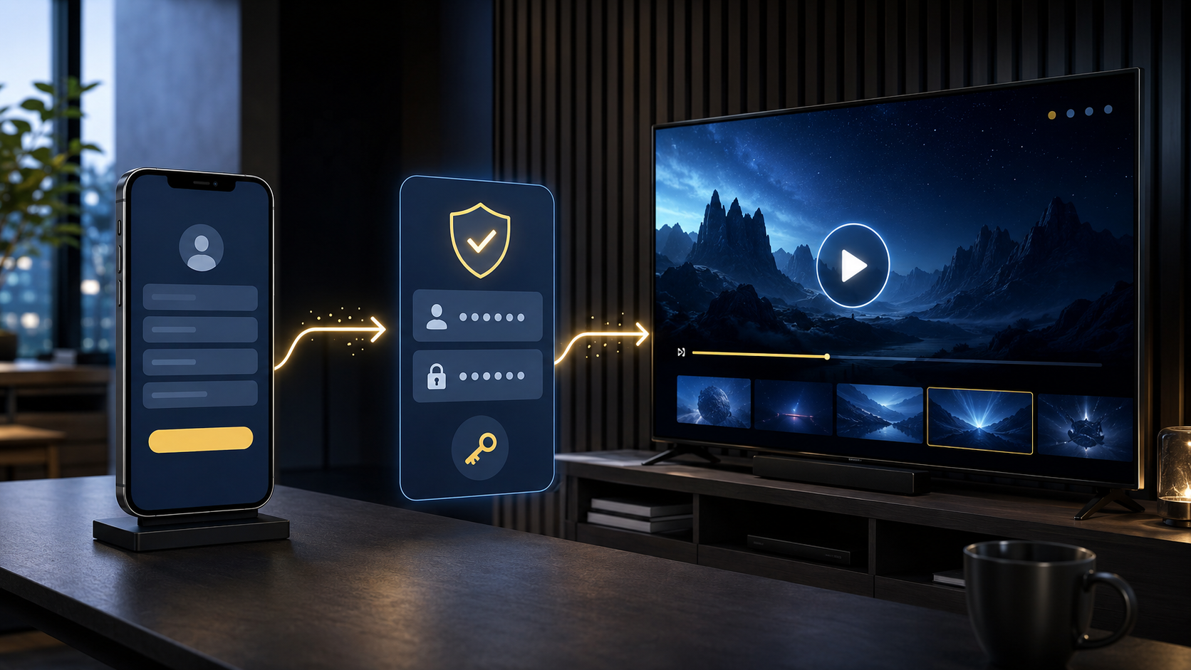 Drei Schritte von Formular bis IPTV Stream
