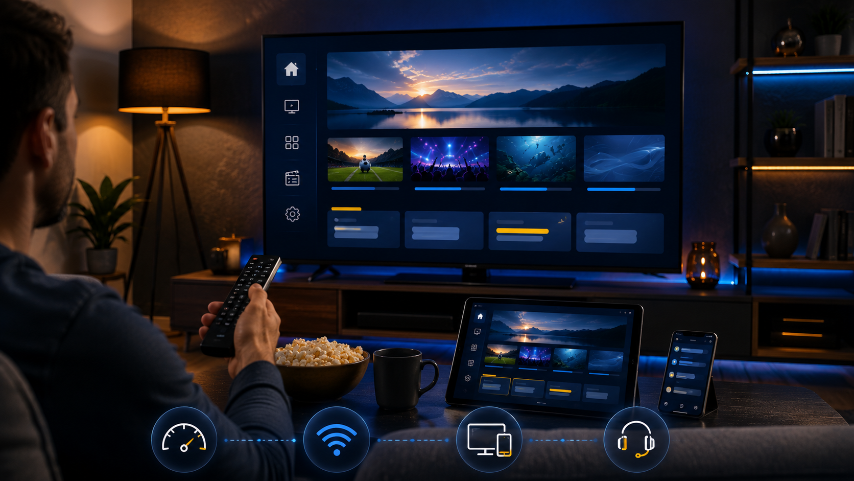 Smart TV für den IPTV Testline Gerätecheck