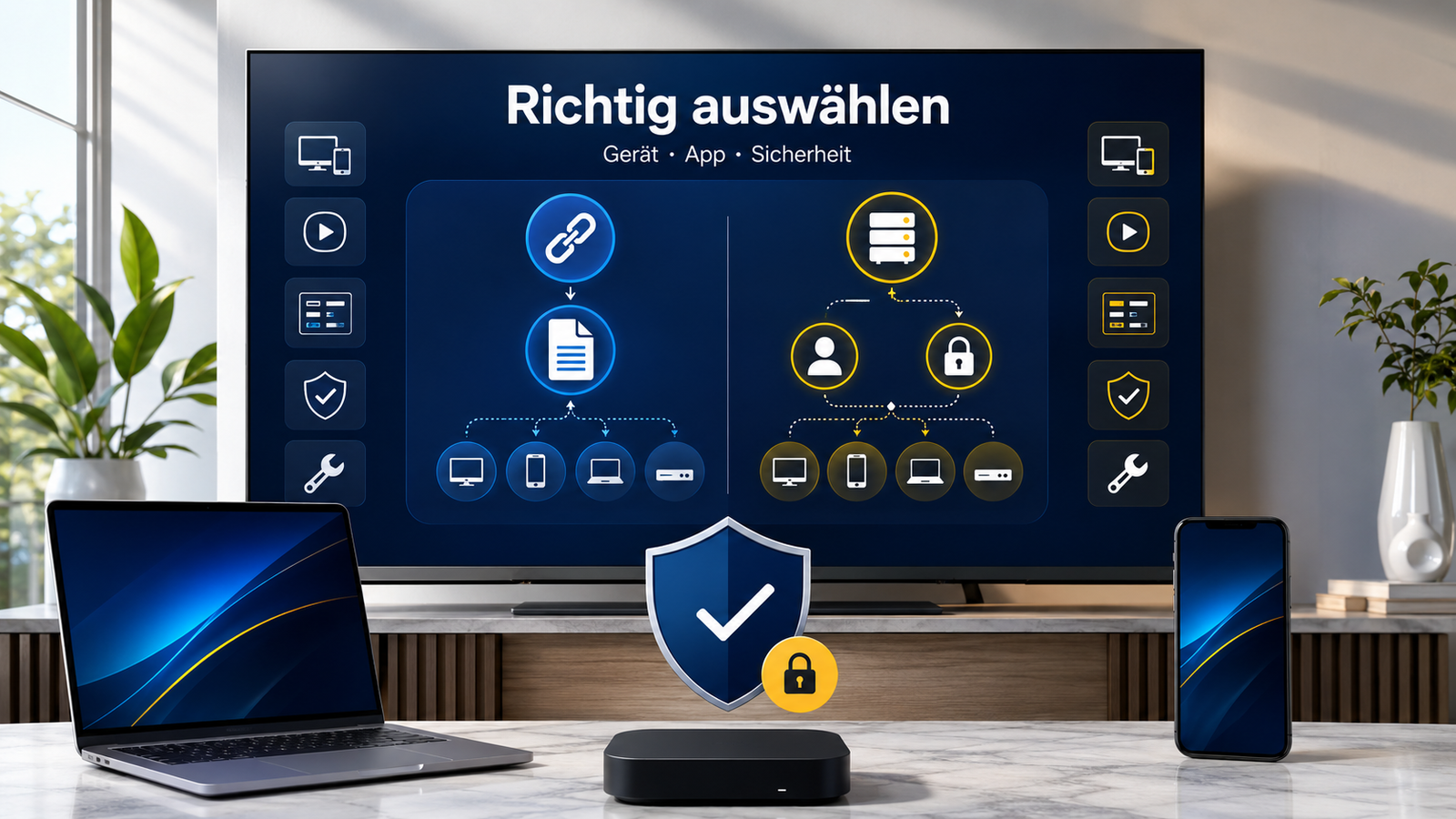 Passende IPTV Login Methode auswählen M3U oder Xtream Codes nach Gerät App und Sicherheit auswählen