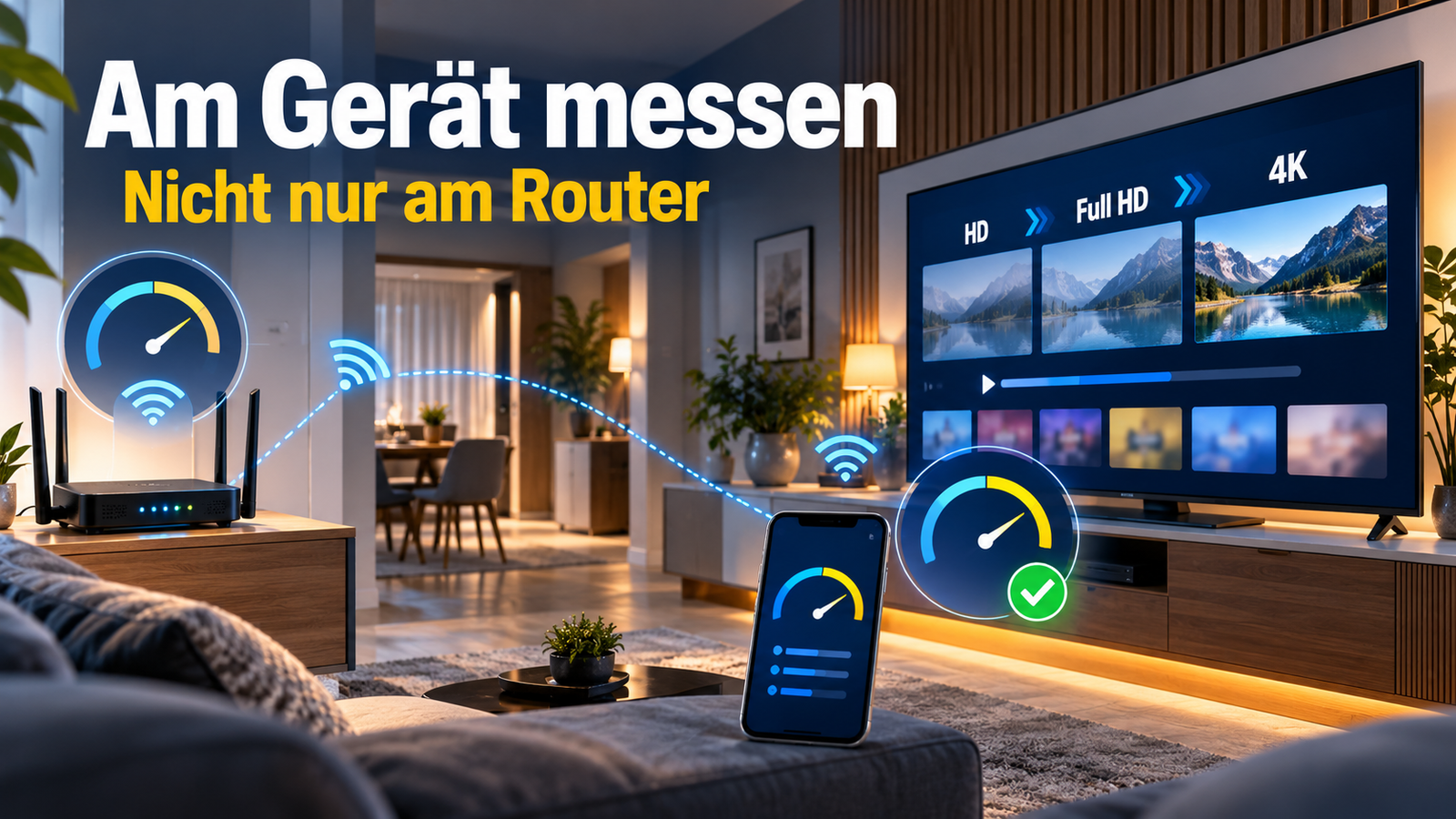 IPTV Geschwindigkeit direkt am Smart TV oder Streaming Gerät messen