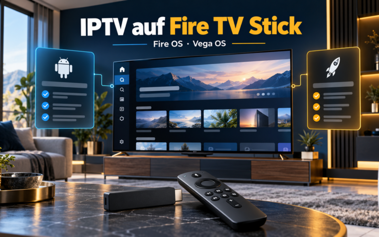 IPTV auf Fire TV Stick installieren mit Fire OS und Vega OS